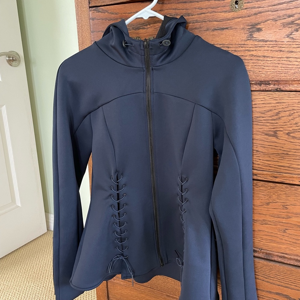 Jonathan Simkhai x Carbon38 Lace-up Peplum Jacket